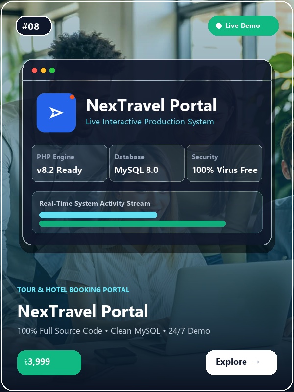 NexTravel - Tour Operator, Hotel & Travel Booking Portal - Slide 2